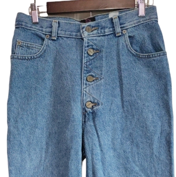 Sasson Vintage 80's 13" hi-rise jeans size 13 (8/9)  mom jeans button-fly - Picture 9 of 10